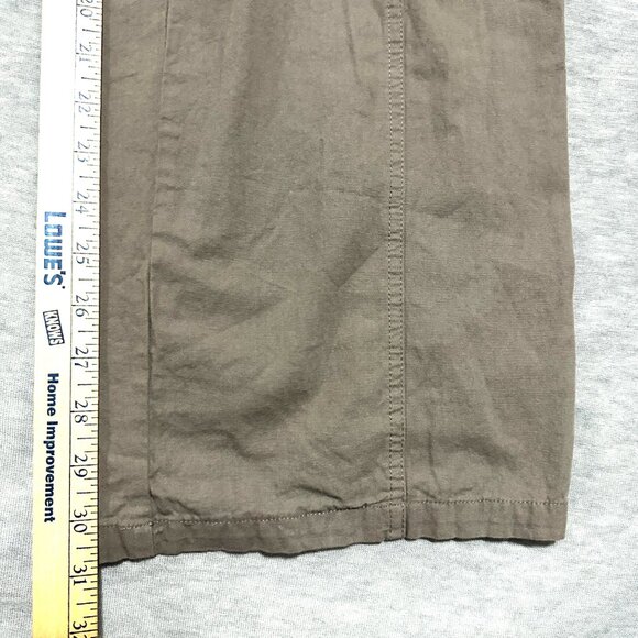 Harper and Ivy Cargo Pants Womens Large Gray Wide Leg Modern Chic Utility - Picture 4 of 14